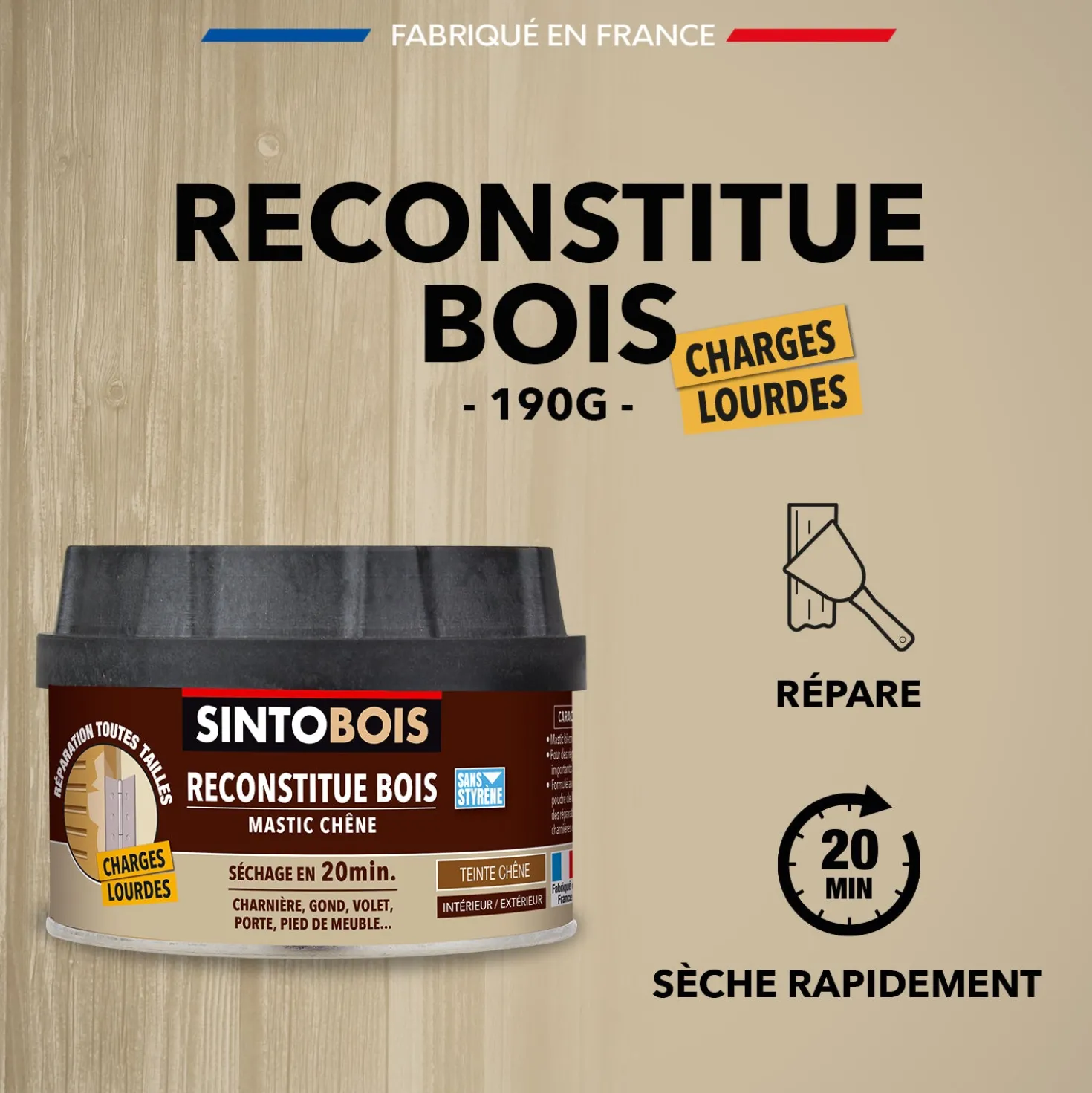 Reconstitue bois charges lourdes