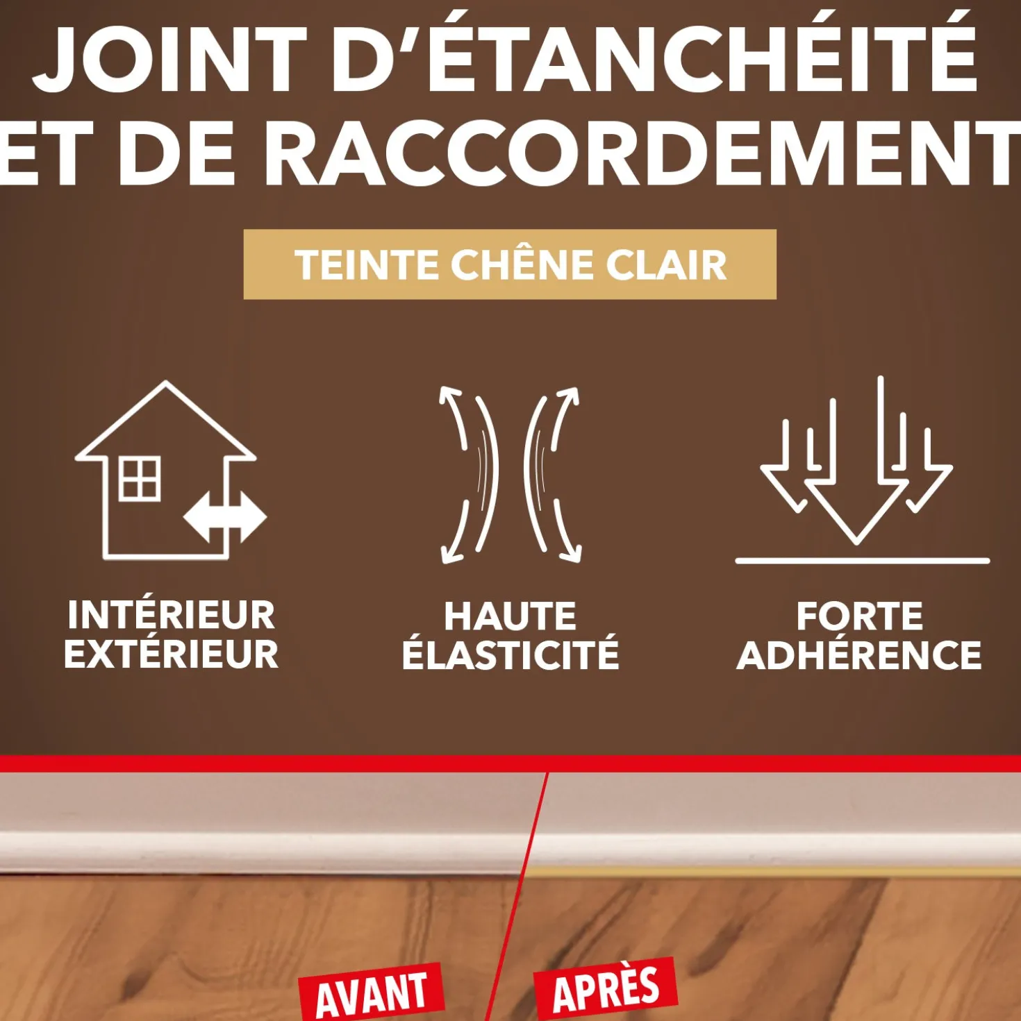 Rejointe parquets et boiseries - Etanchéité et raccordement