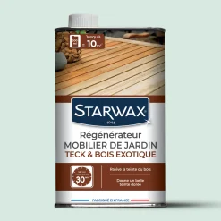 Régénérateur teck et bois exotiques pour mobilier de jardin
