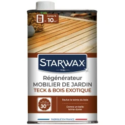 Régénérateur teck et bois exotiques pour mobilier de jardin