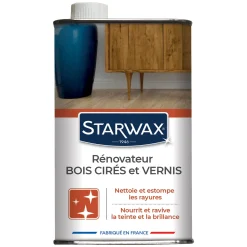 Rénovateur bois cirés et vernis pour mobilier intérieur