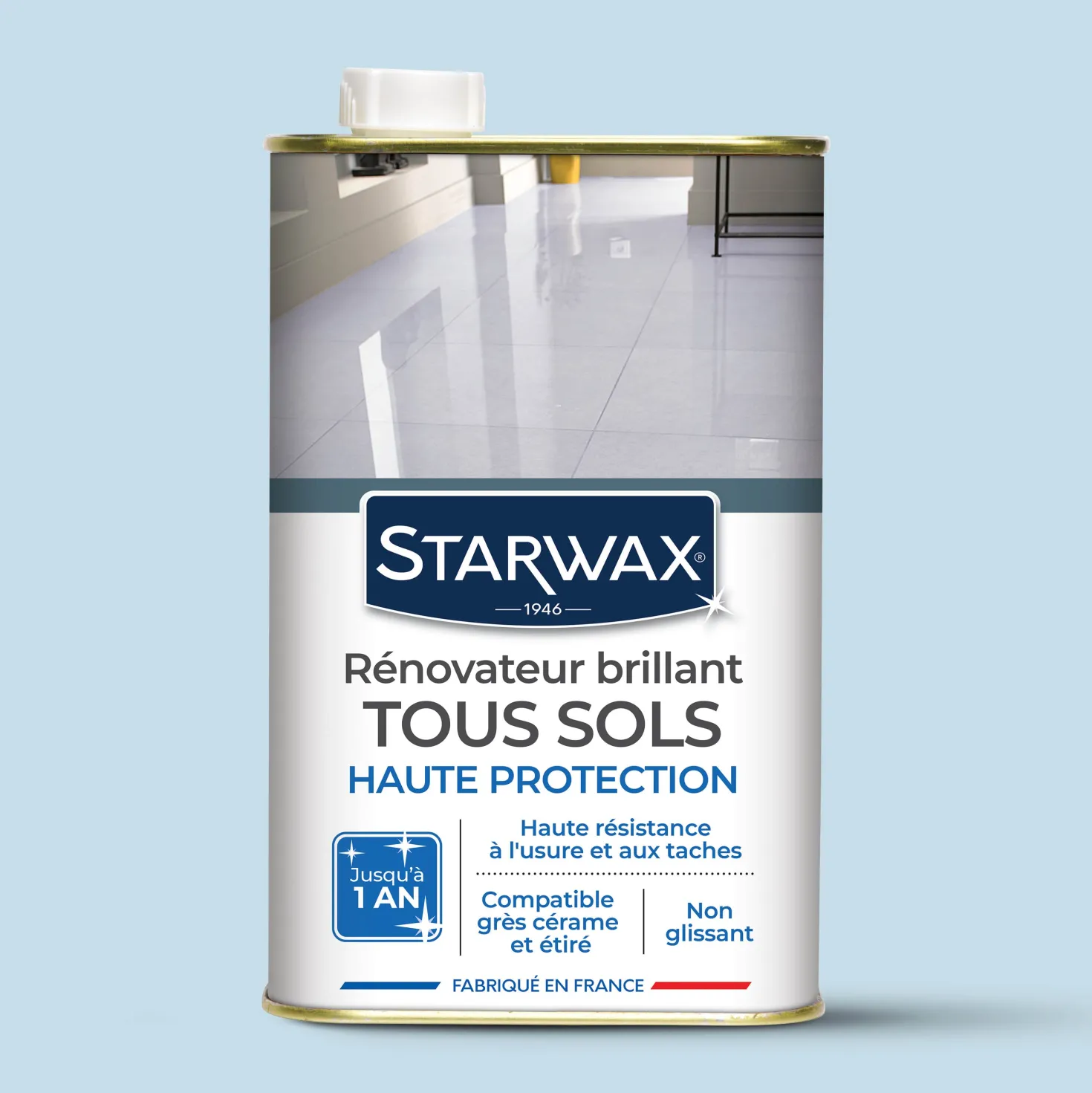 Rénovateur brillant protecteur pour sols intérieurs