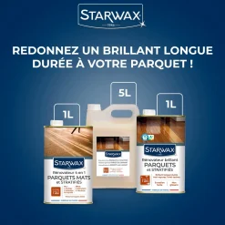 Rénovateur brillant protecteur pour parquets et sols stratifiés