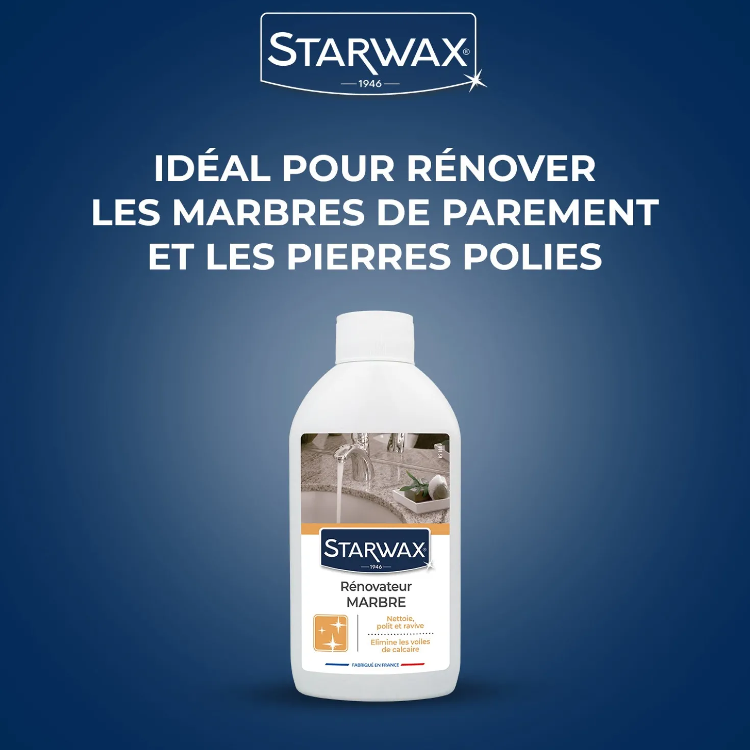 Rénovateur de brillance pour marbre et pierres naturelles