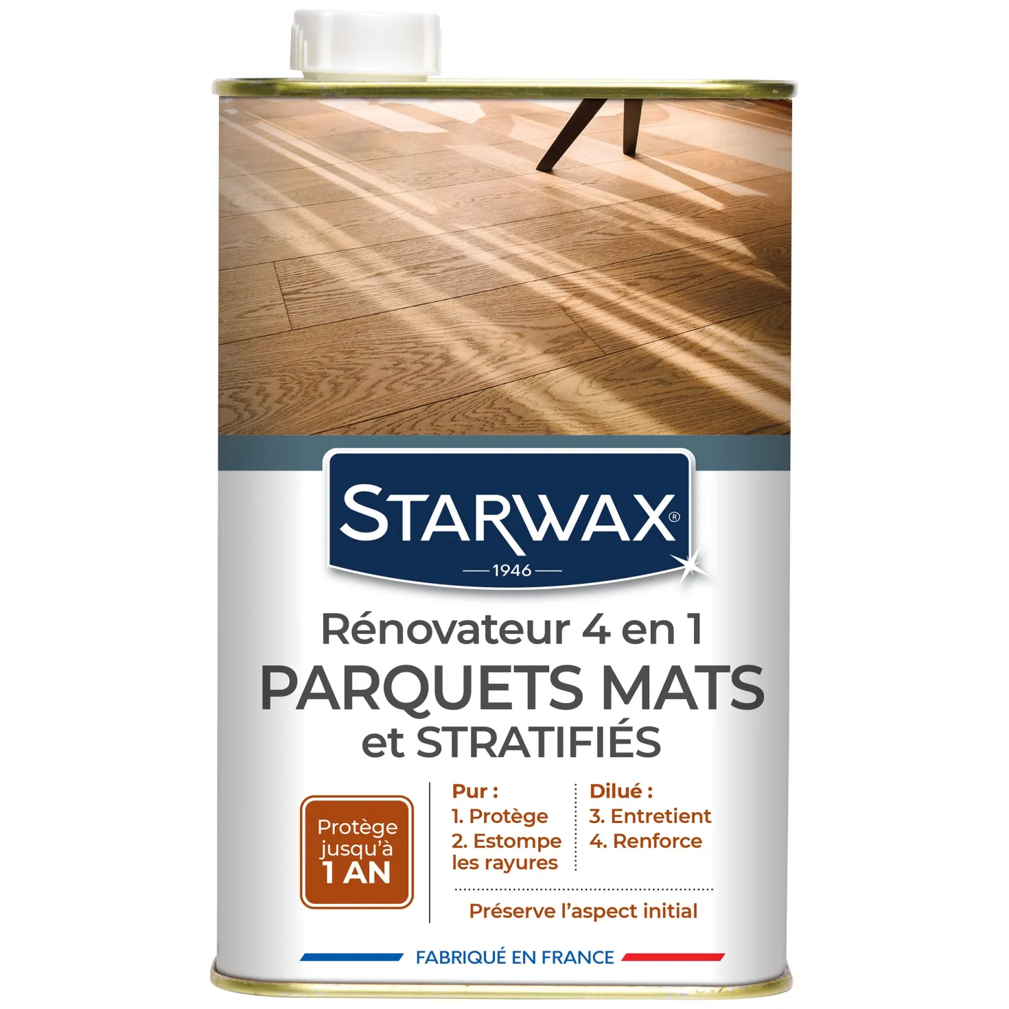 Rénovateur 4 en 1 Parquets mats et stratifiés