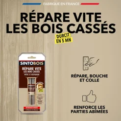 Répare vite, pâte à réparer bois epoxy
