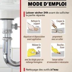 Répare vite pâte à réparer spécial métal
