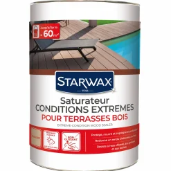 Saturateur bois extérieurs conditions extrêmes