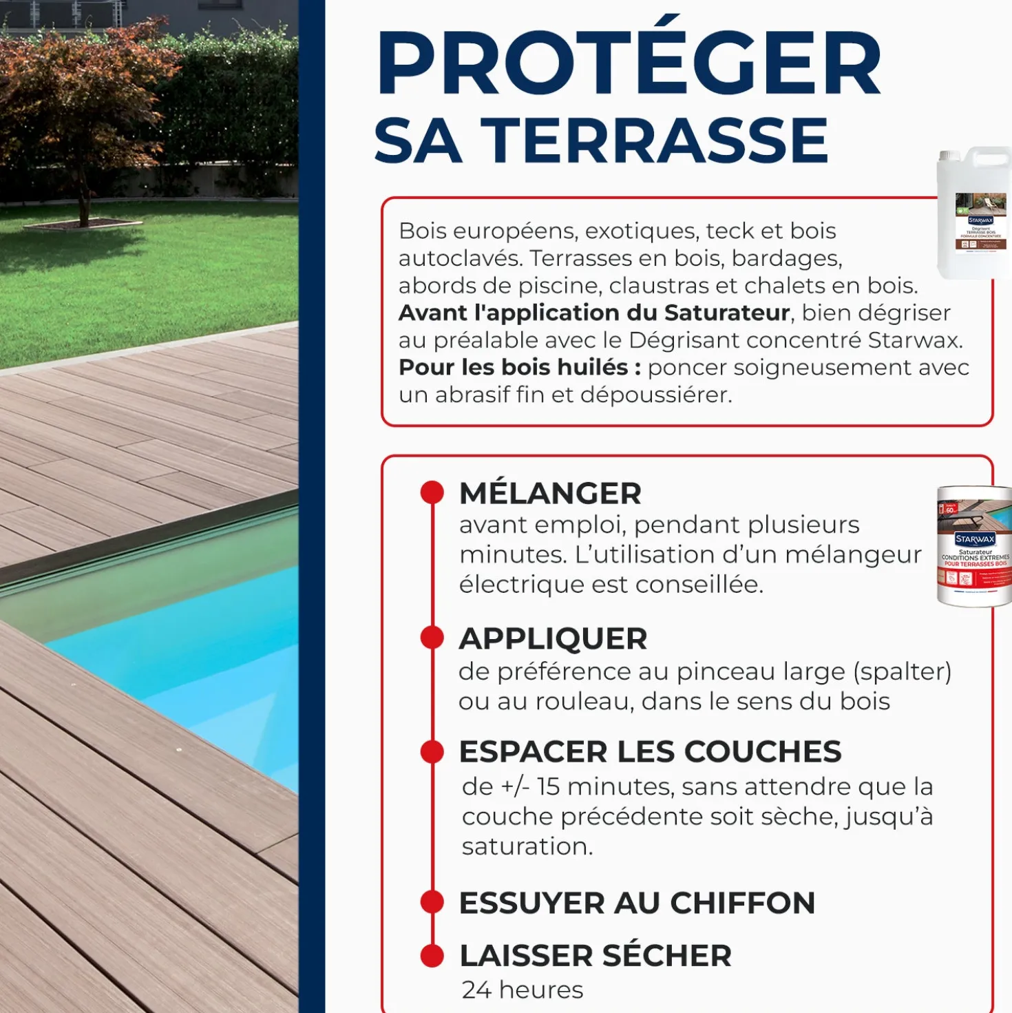 Saturateur bois extérieurs conditions extrêmes