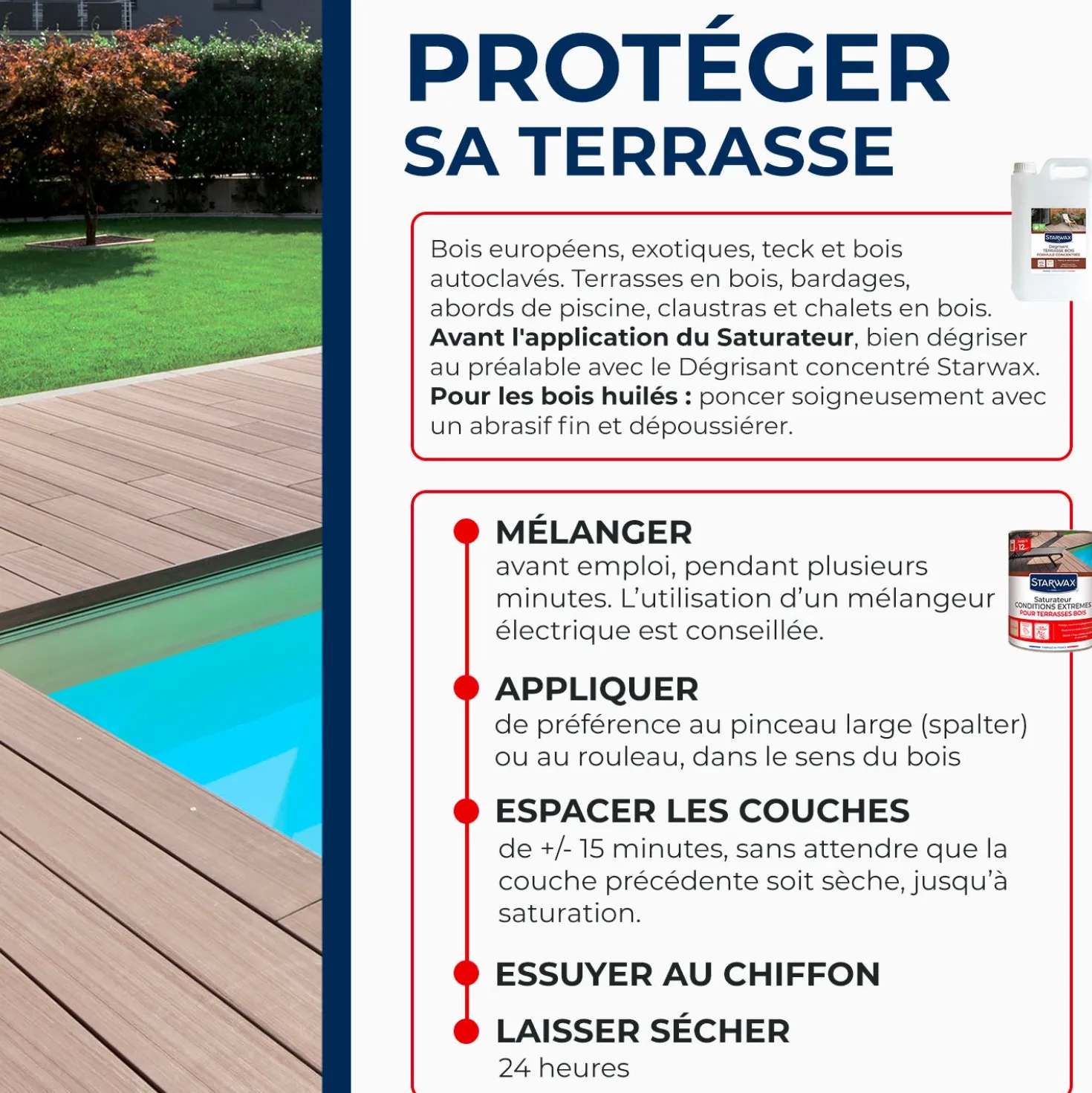Saturateur bois extérieurs conditions extrêmes