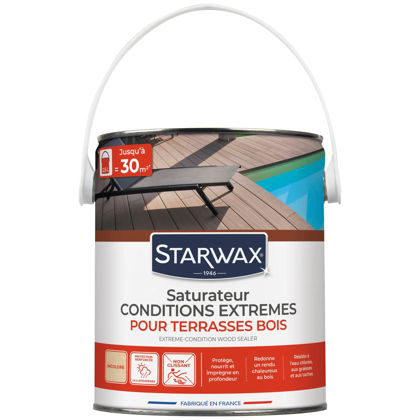 Saturateur bois extérieurs conditions extrêmes
