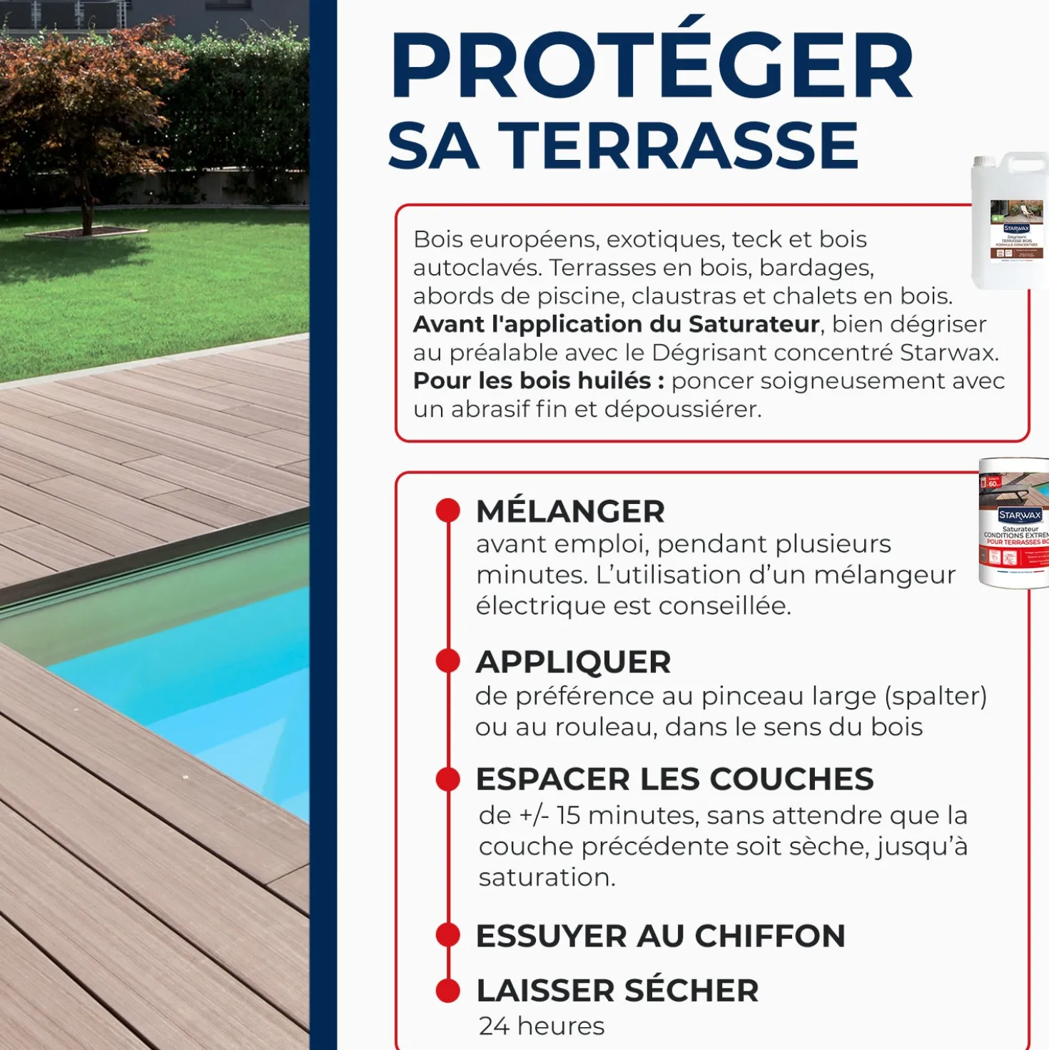Saturateur bois extérieurs conditions extrêmes