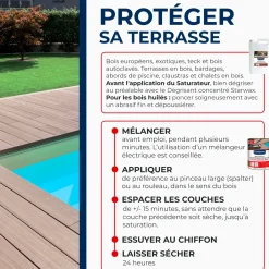 Saturateur bois extérieurs conditions extrêmes