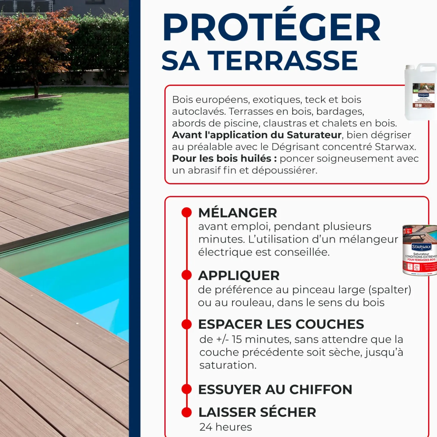 Saturateur bois extérieurs conditions extrêmes