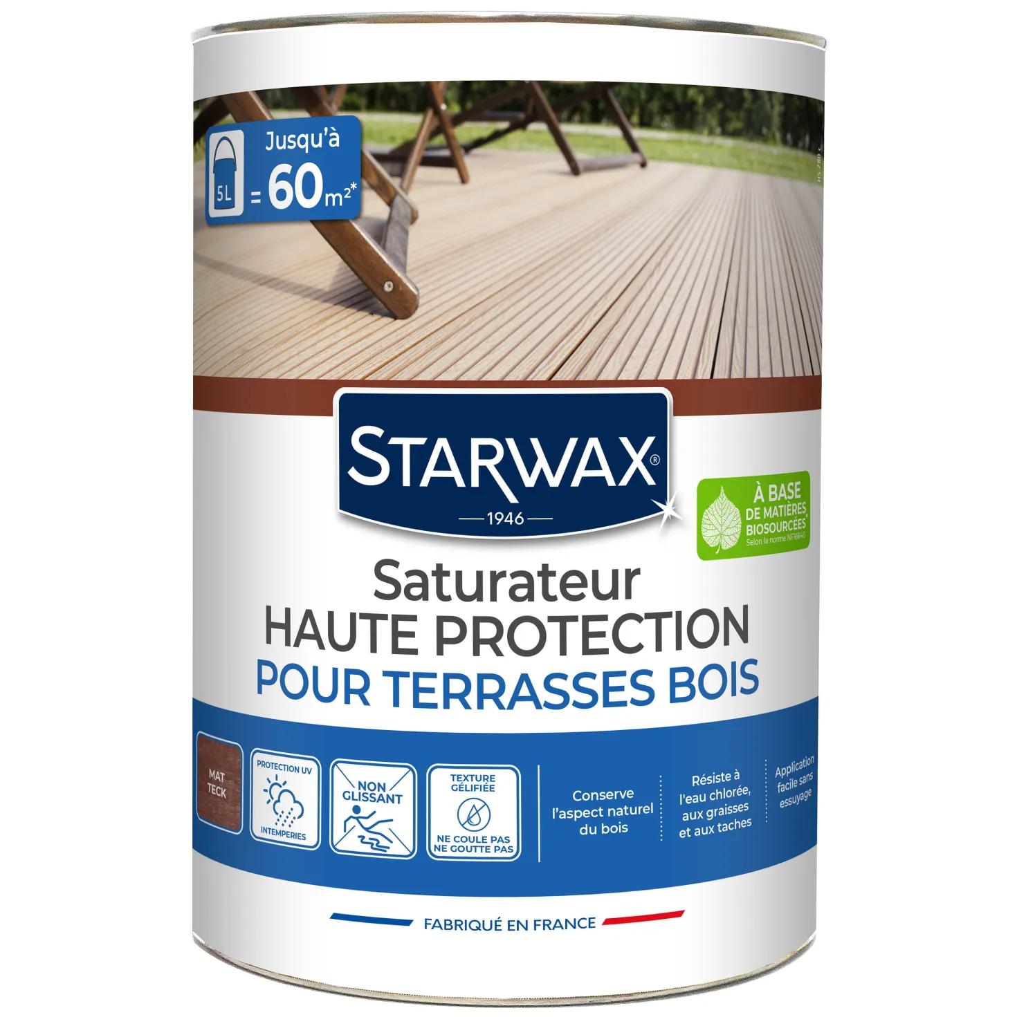 Saturateur Haute protection pour terrasses bois