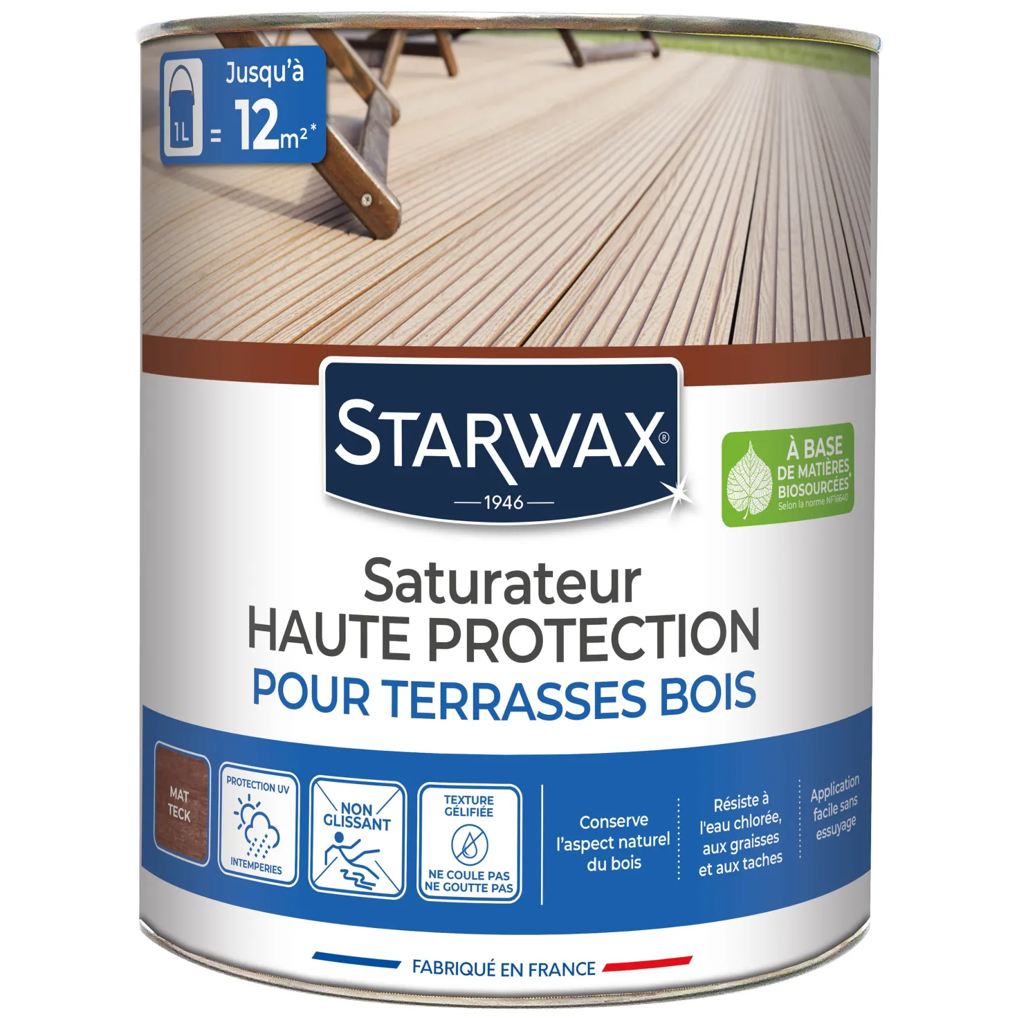 Saturateur Haute protection pour terrasses bois