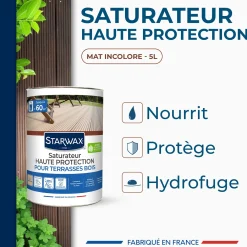 Saturateur Haute protection pour terrasses bois
