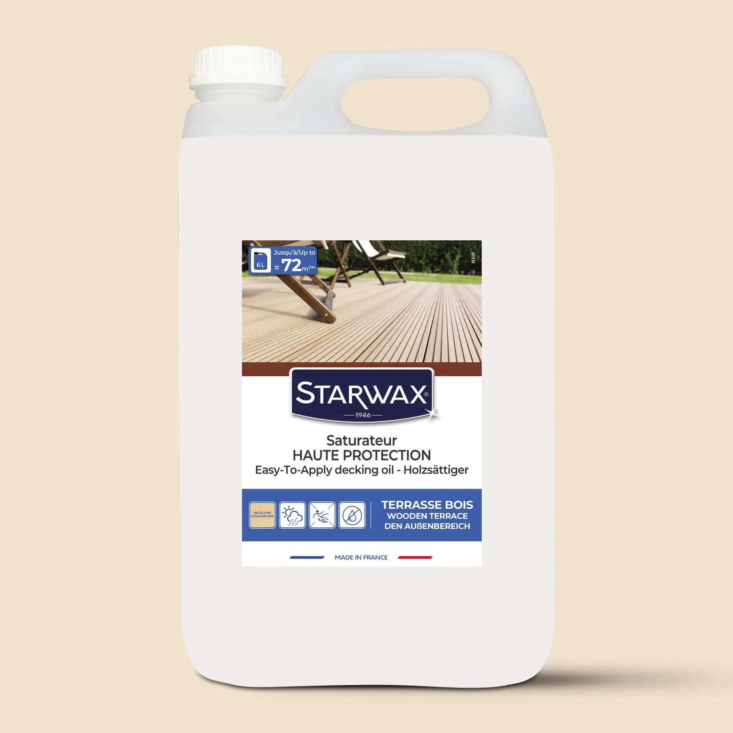 Saturateur Haute protection pour terrasses bois