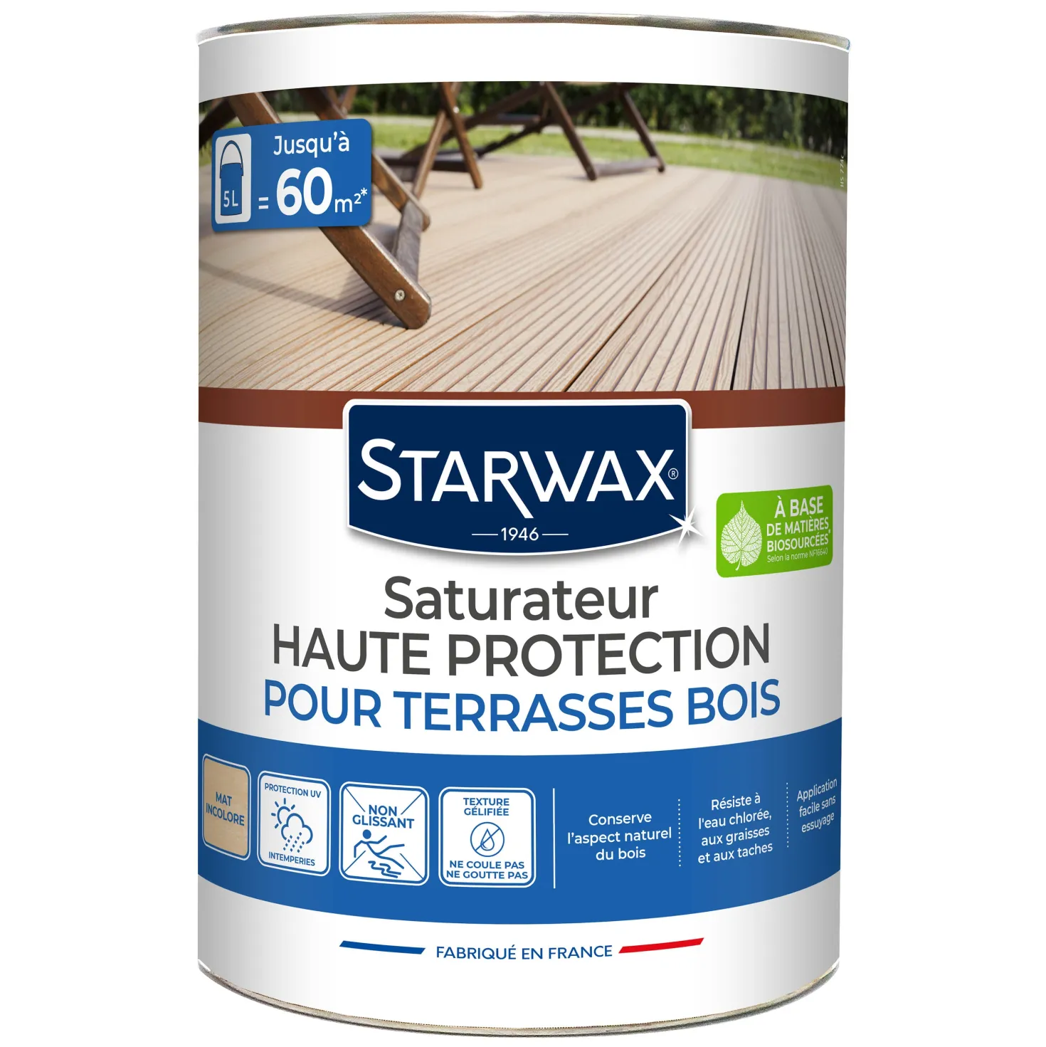 Saturateur Haute protection pour terrasses bois