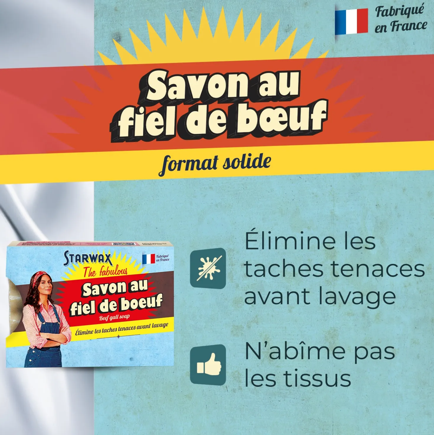 Savon au fiel de boeuf