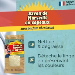 Savon de Marseille en copeaux