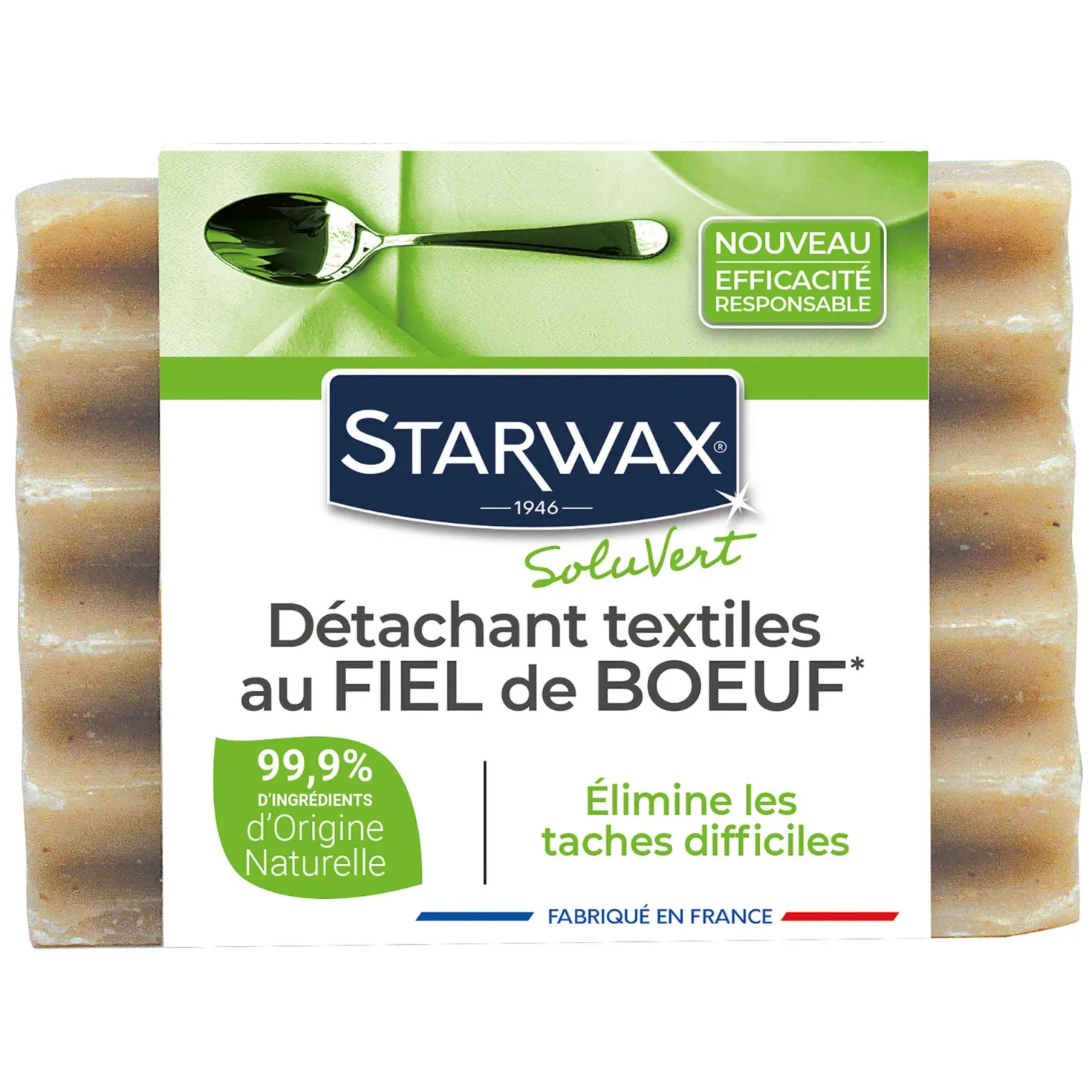 Savon détachant textile au fiel de boeuf