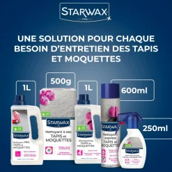 Shampooing raviveur pour tapis et moquettes
