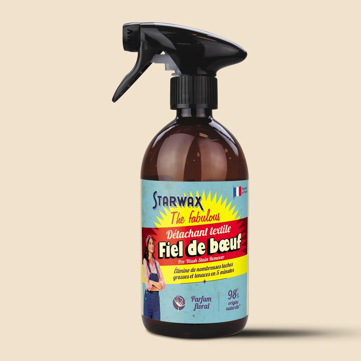 Spray détachant au fiel de boeuf