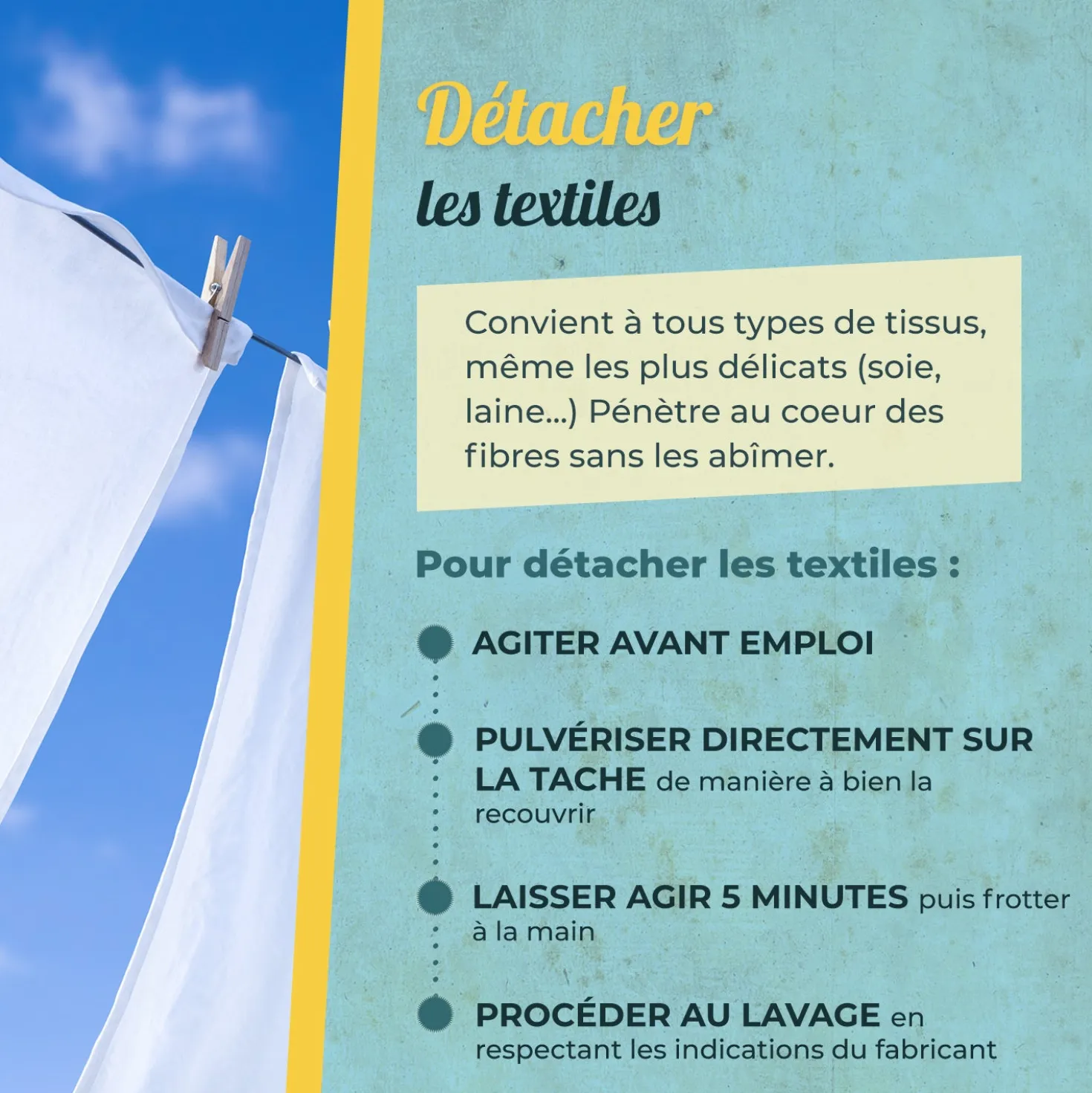 Spray détachant au fiel de boeuf