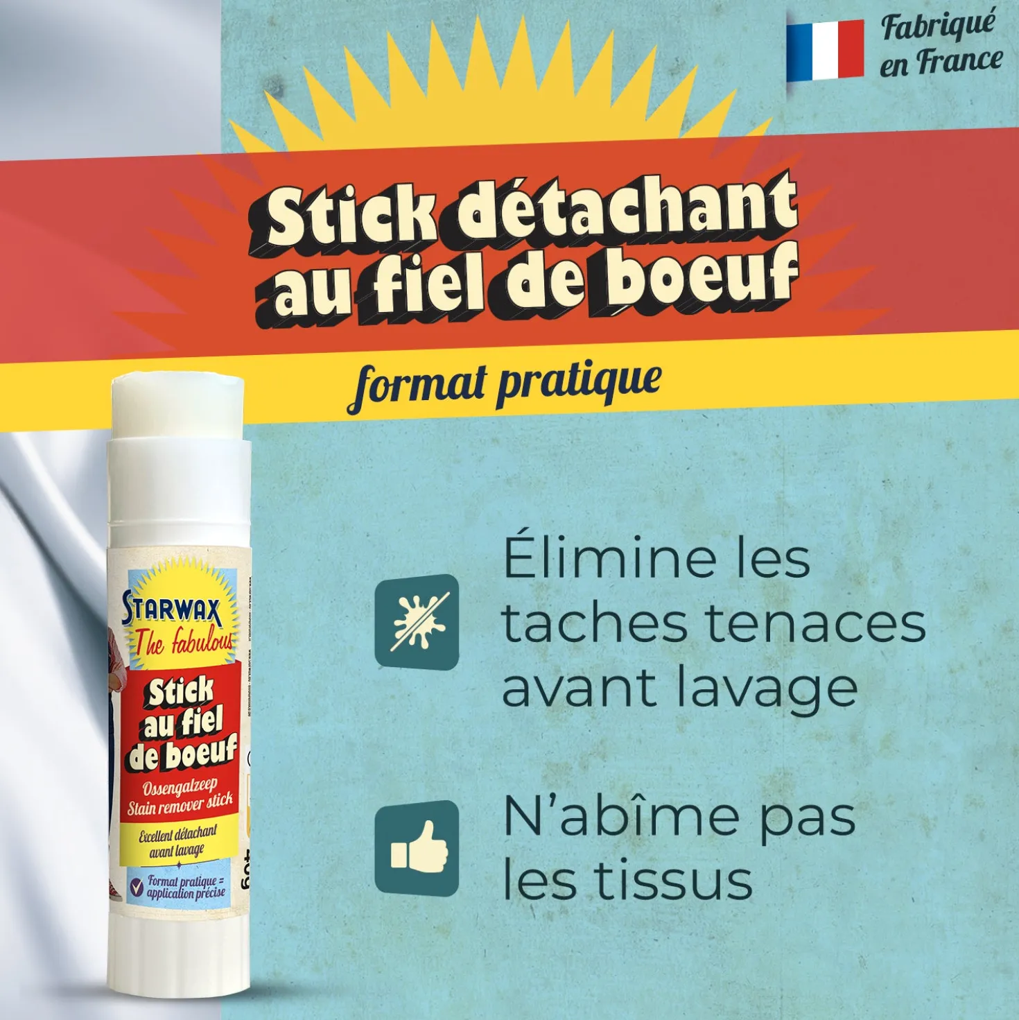 Stick Détachant au fiel de bœuf