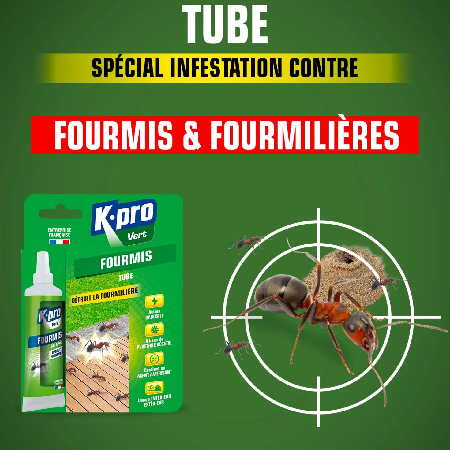 Tube fourmis