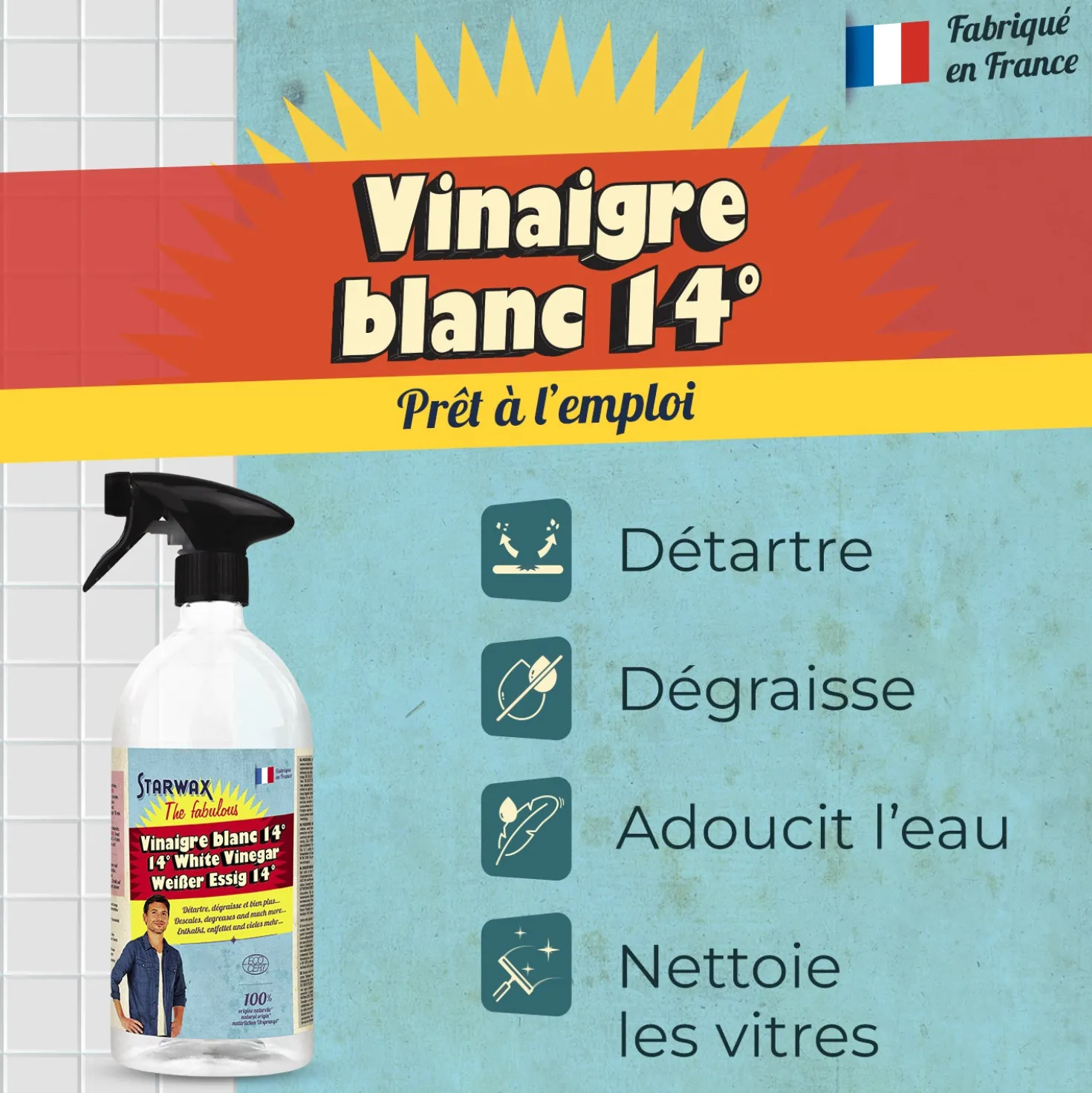 Vinaigre blanc 14°