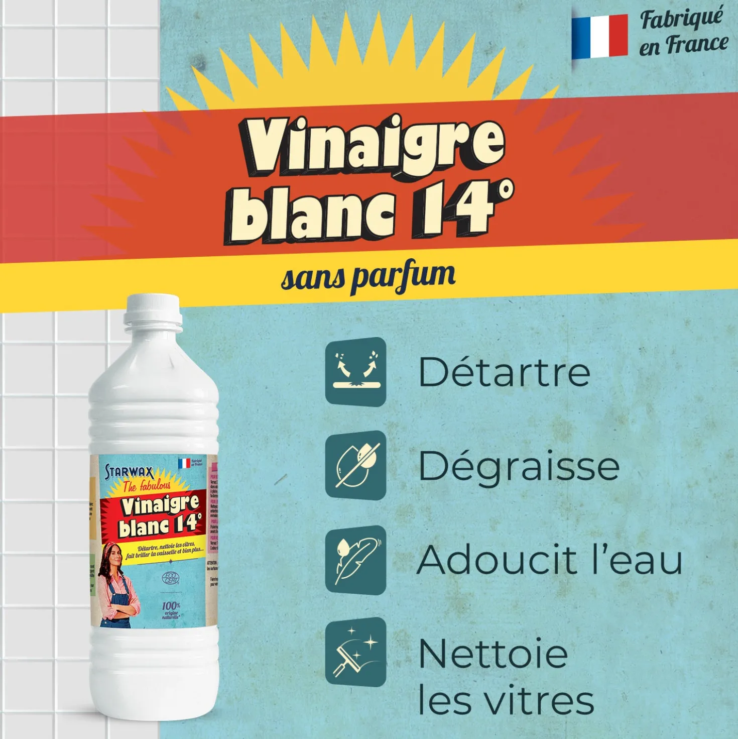 Vinaigre blanc 14°