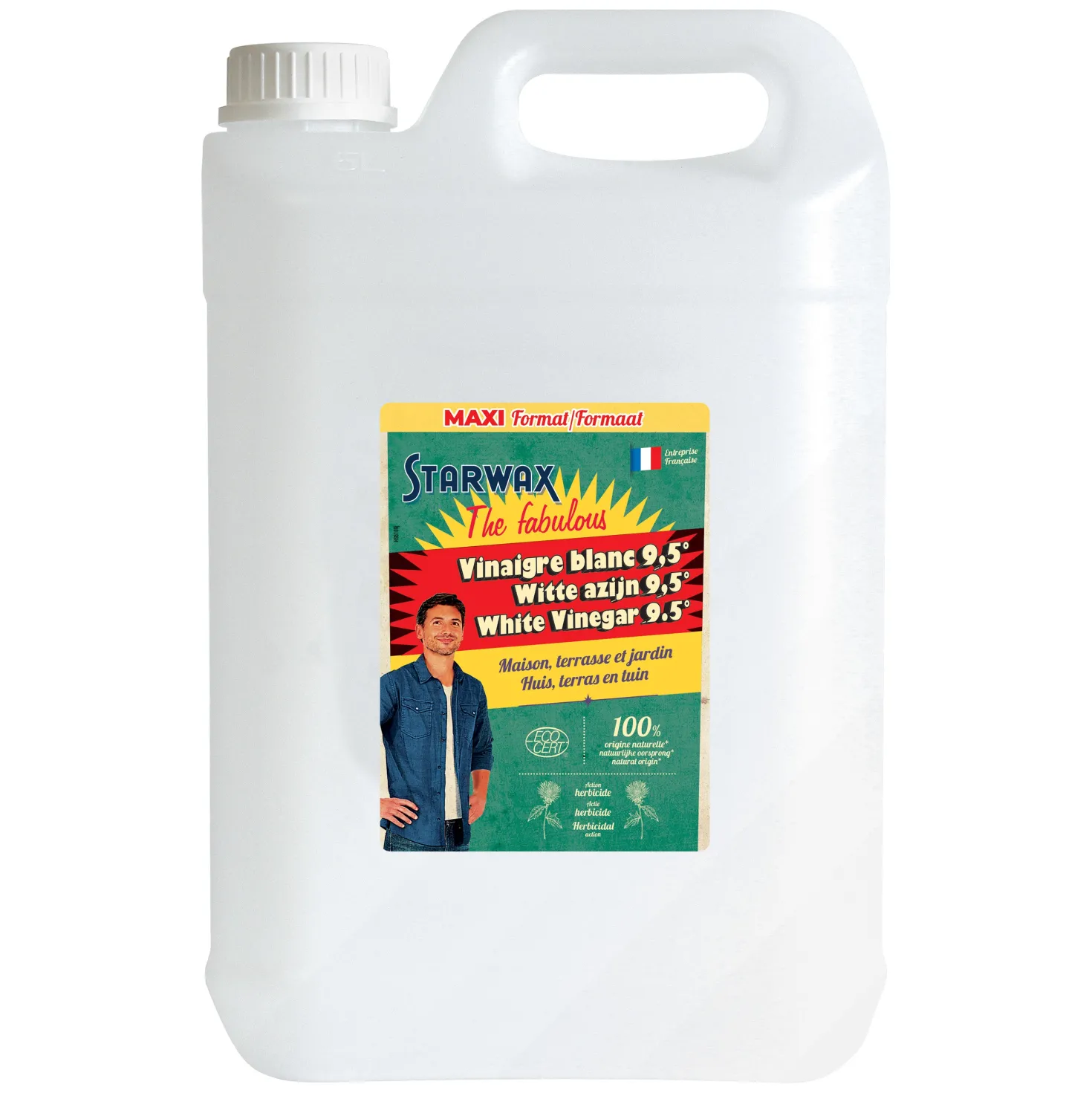 Vinaigre blanc 9.5° sans parfum